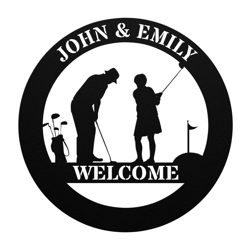 Golf Couple Housewarming Gift