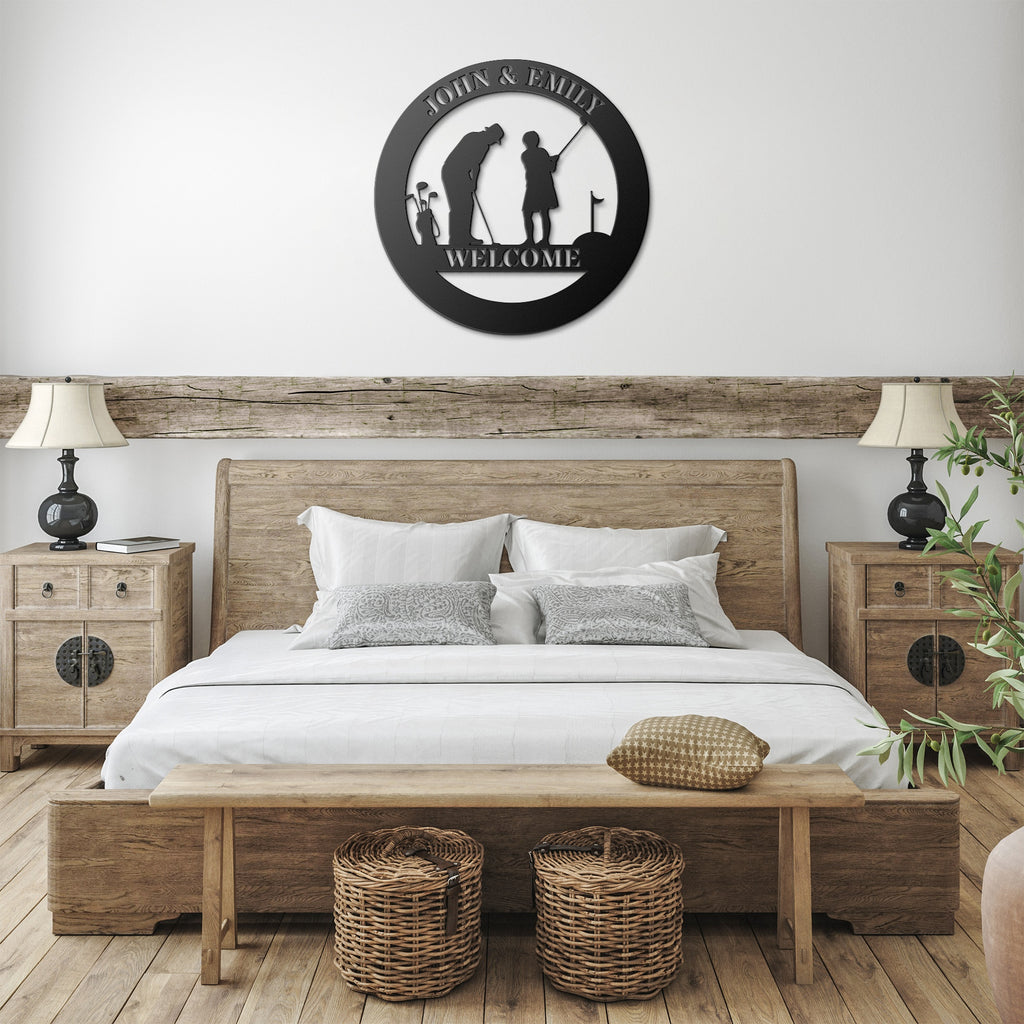 Golf Couple Housewarming Gift