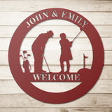 Golf Couple Housewarming Gift