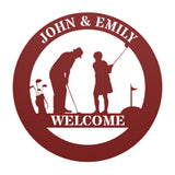 Golf Couple Housewarming Gift