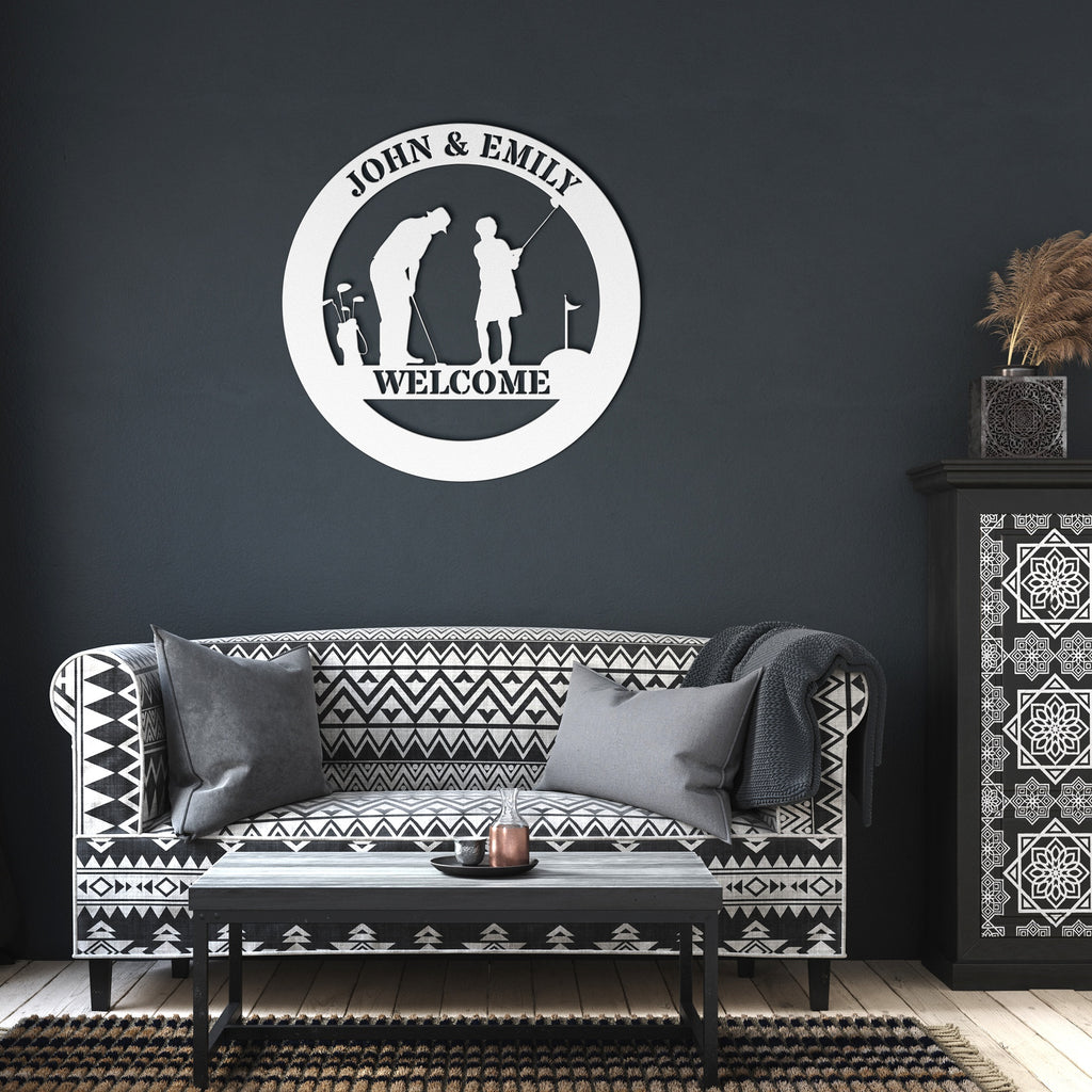 Golf Couple Housewarming Gift