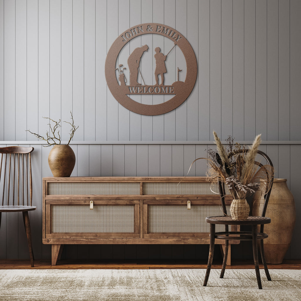 Golf Couple Housewarming Gift