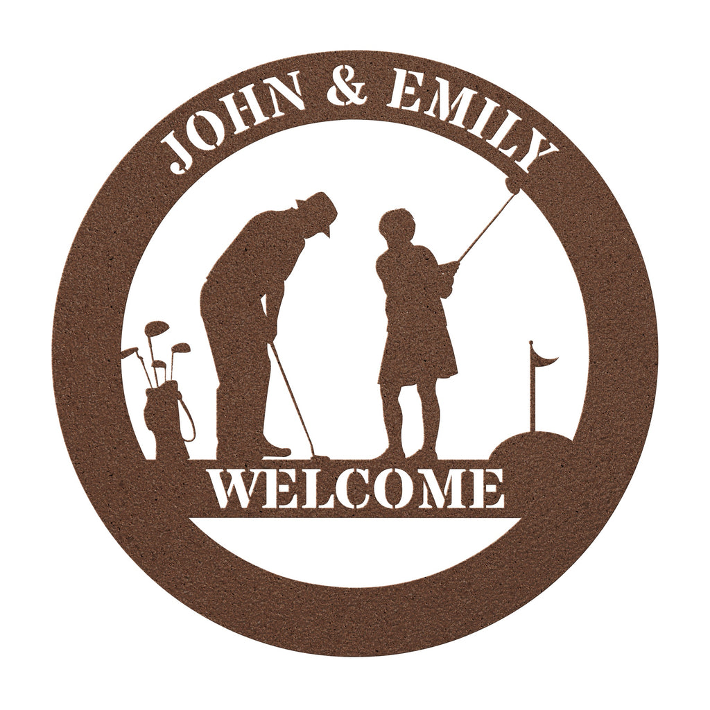 Golf Couple Housewarming Gift