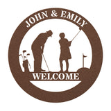 Golf Couple Housewarming Gift