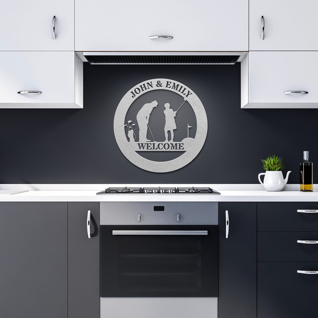 Golf Couple Housewarming Gift