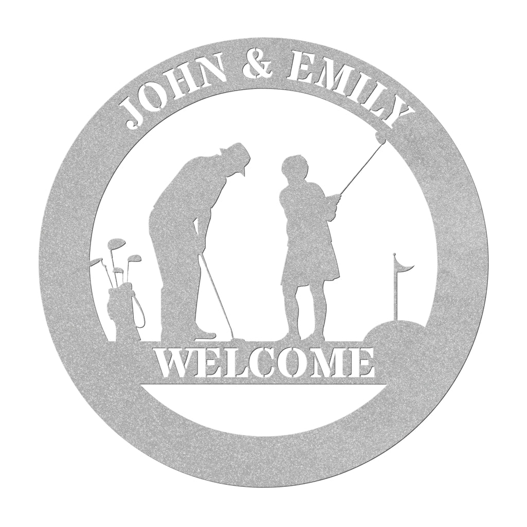 Golf Couple Housewarming Gift
