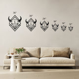 Animal Skull Metal Sign
