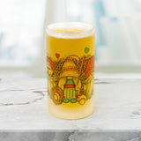 Baseball Frosted Stein Beer Glass