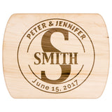 Kitchenware - Couple Monogram Cutting Board