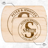Kitchenware - Couple Monogram Cutting Board