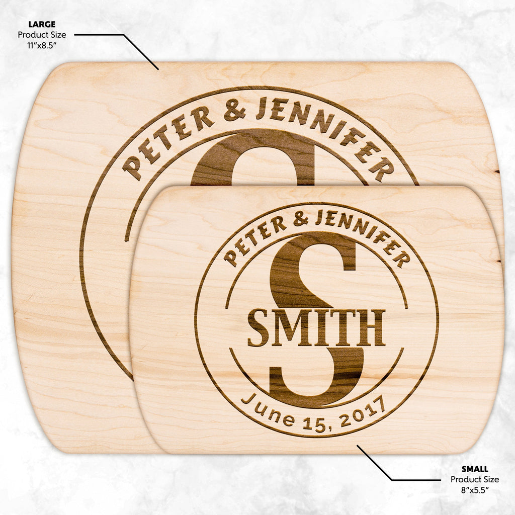 Kitchenware - Couple Monogram Cutting Board