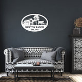 Custom Ranch Name Metal Art Sign