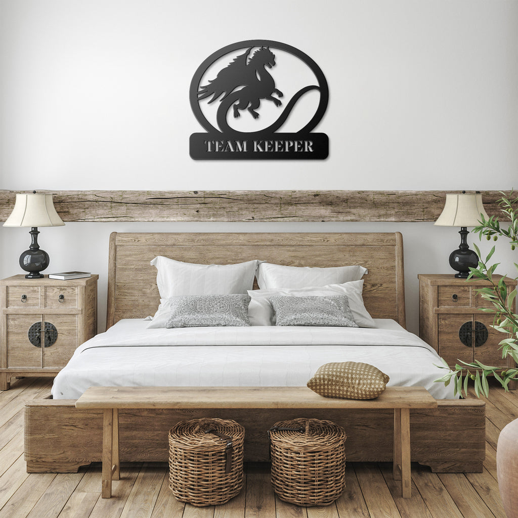 Dragon Fourth Gamer Metal Custom Sign