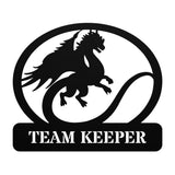 Dragon Fourth Gamer Metal Custom Sign