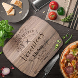 Kitchenware - Everything Tastes Better  Round Edge Bamboo Cutting Board