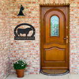 Farm Bull metal art design