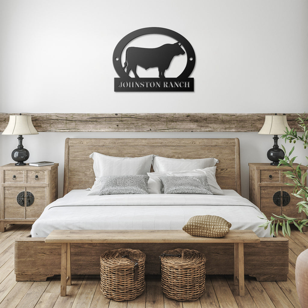 Farm Bull metal art design