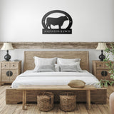 Farm Bull metal art design