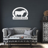 Farm Bull metal art design