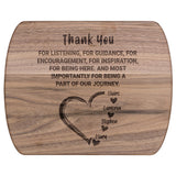 Kitchenware - For Mom Appreciation Wooden Cutting Board From Son And Daughter,