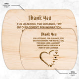 Kitchenware - For Mom Appreciation Wooden Cutting Board From Son And Daughter,