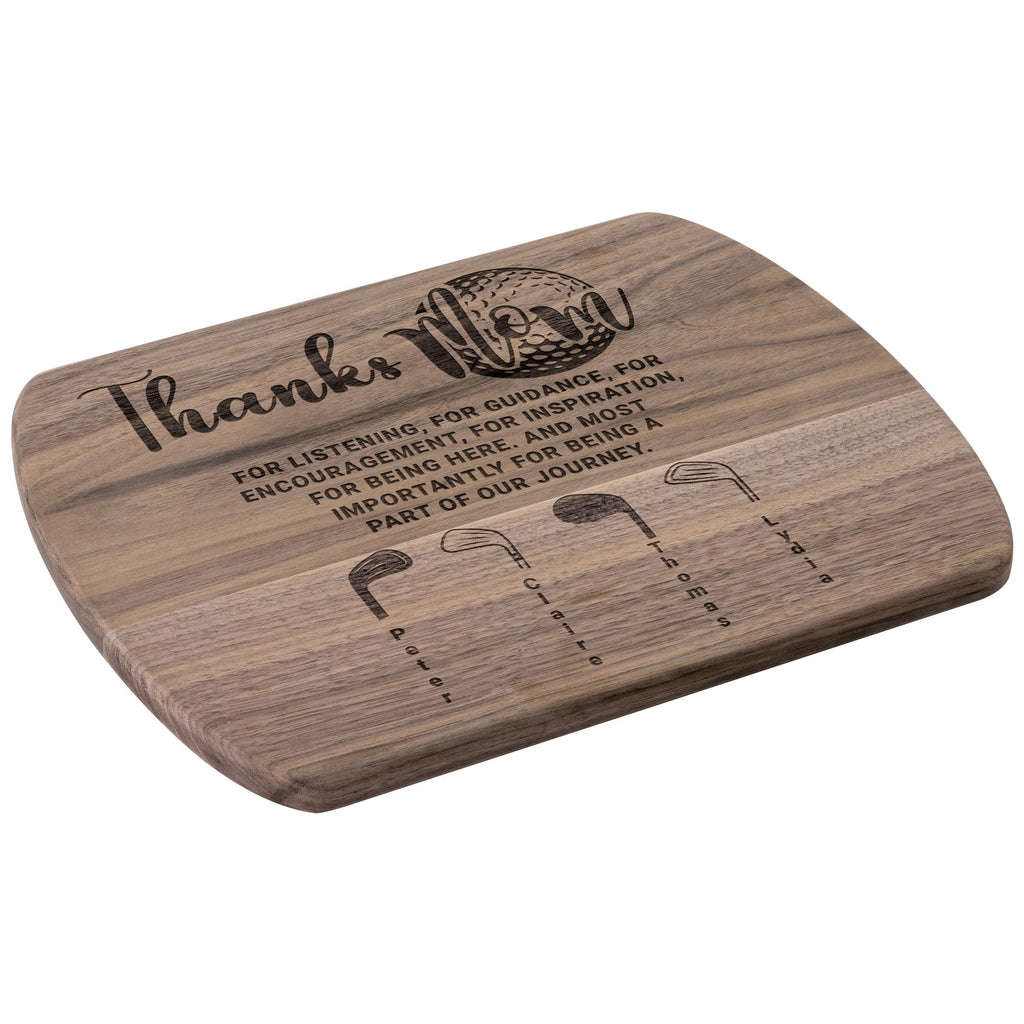Kitchenware - Gift For Mom, Wooden Cutting Board For Golf Mom