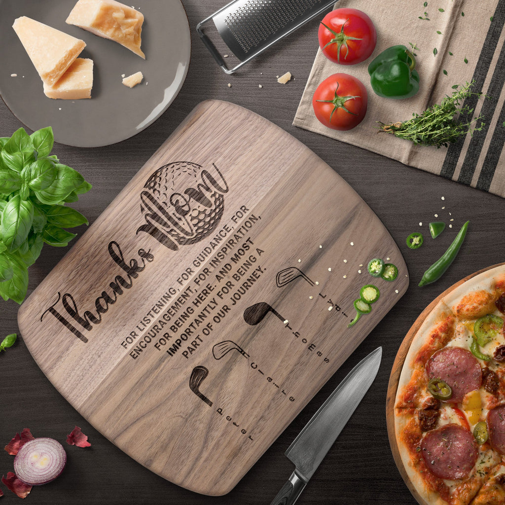Kitchenware - Gift For Mom, Wooden Cutting Board For Golf Mom