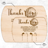 Kitchenware - Gift For Mom, Wooden Cutting Board For Golf Mom