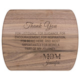 Kitchenware - Gift For Mom From Son Or Daughter, Maple Or Walnut Cutting Board