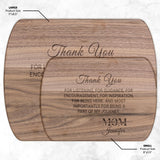 Kitchenware - Gift For Mom From Son Or Daughter, Maple Or Walnut Cutting Board