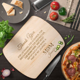 Kitchenware - Gift For Mom From Son Or Daughter, Maple Or Walnut Cutting Board