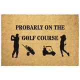 Home Goods - Golf Couple Outdoor Mat