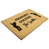 Home Goods - Golf Housewarming Outdoor Mat, Gift For Couples, Golf Gift For Him And Her