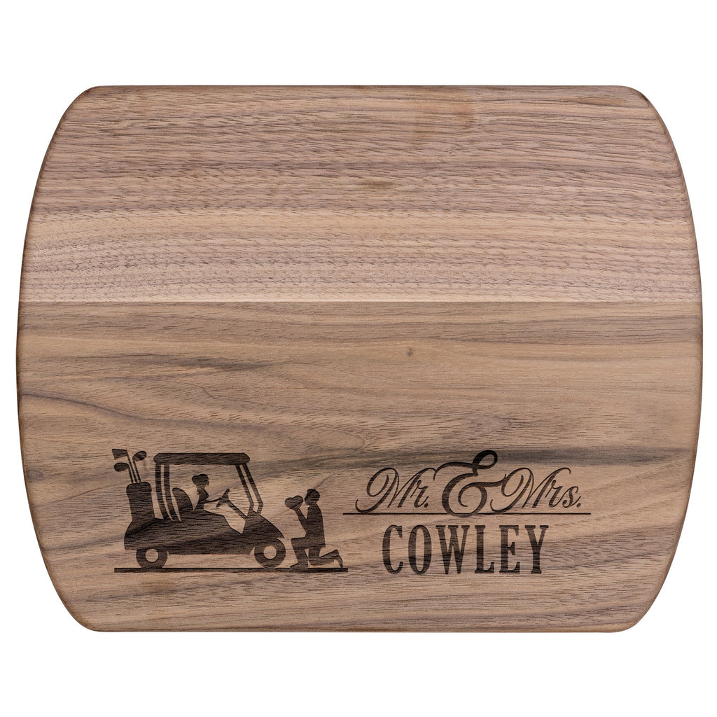 Kitchenware - Golf Wedding Gift For Couple, Cutting Board For Groom And Bride,