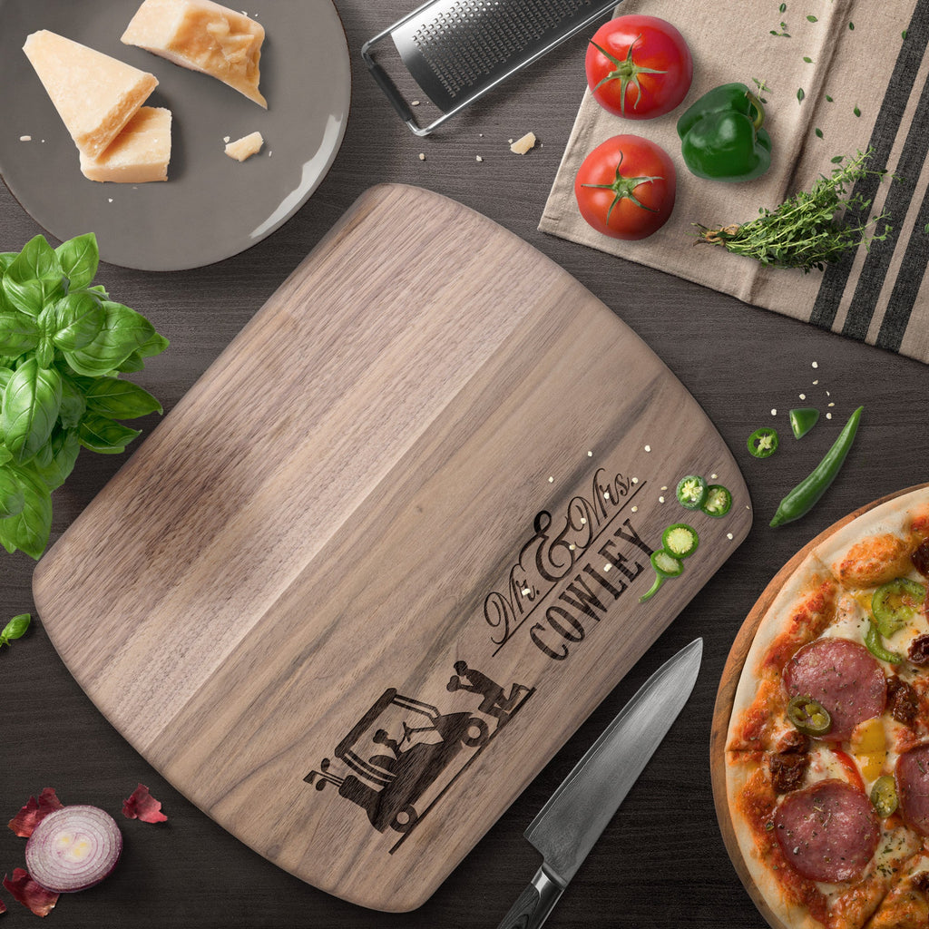 Kitchenware - Golf Wedding Gift For Couple, Cutting Board For Groom And Bride,