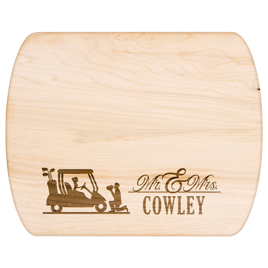 Kitchenware - Golf Wedding Gift For Couple, Cutting Board For Groom And Bride,