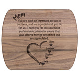 Kitchenware - Mom Appreciation Walnut Or Maple Cutting Board