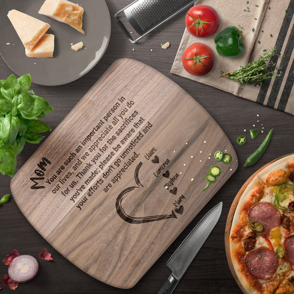 Kitchenware - Mom Appreciation Walnut Or Maple Cutting Board
