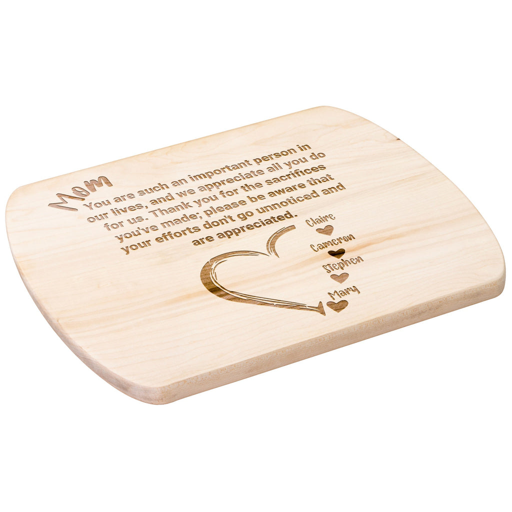 Kitchenware - Mom Appreciation Walnut Or Maple Cutting Board