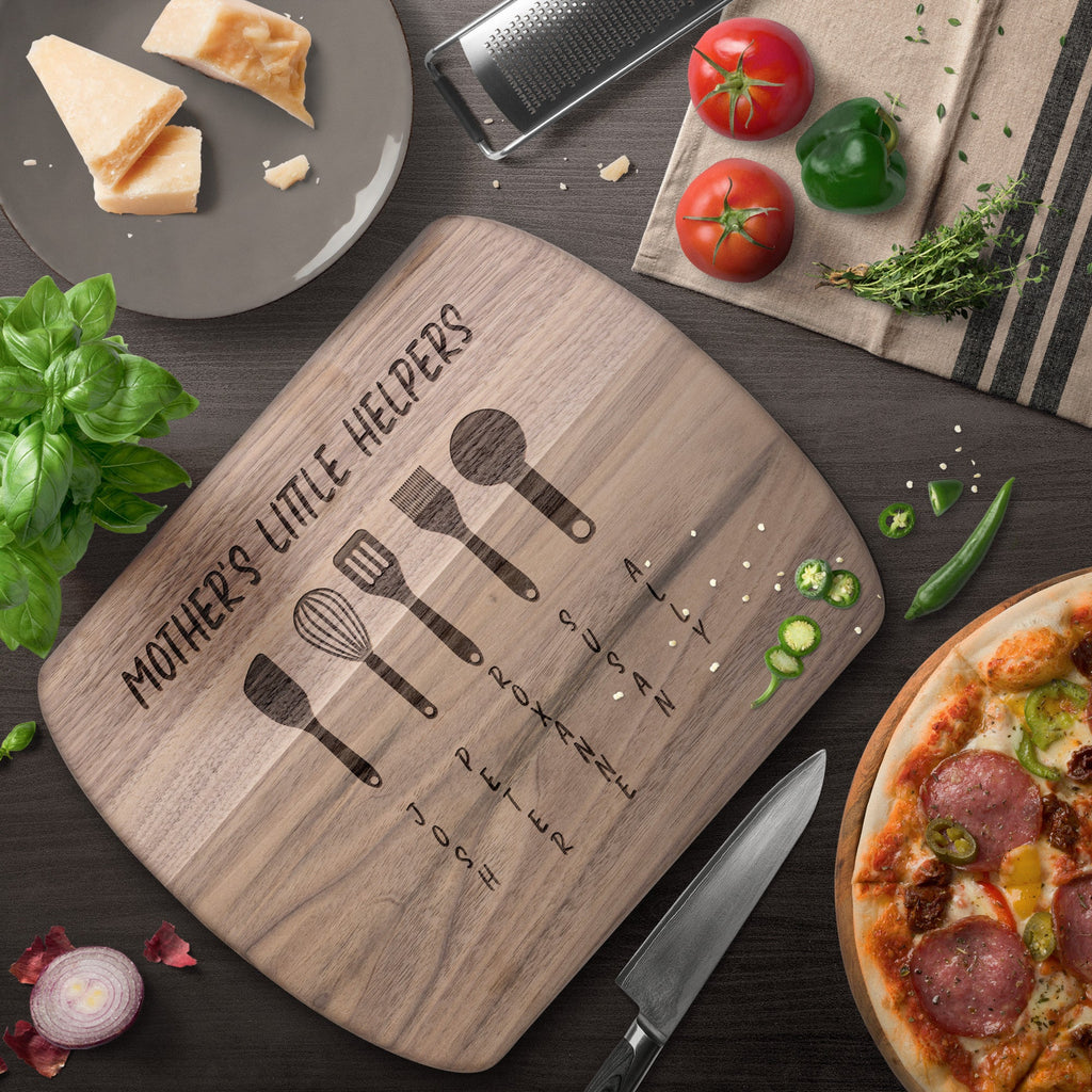 Kitchenware - Personalized Mother's Day Gift, Custom Gift For Mom, Wooden Cutting Board For Mom