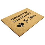 Home Goods - Pickleball Name Outdoor Mat