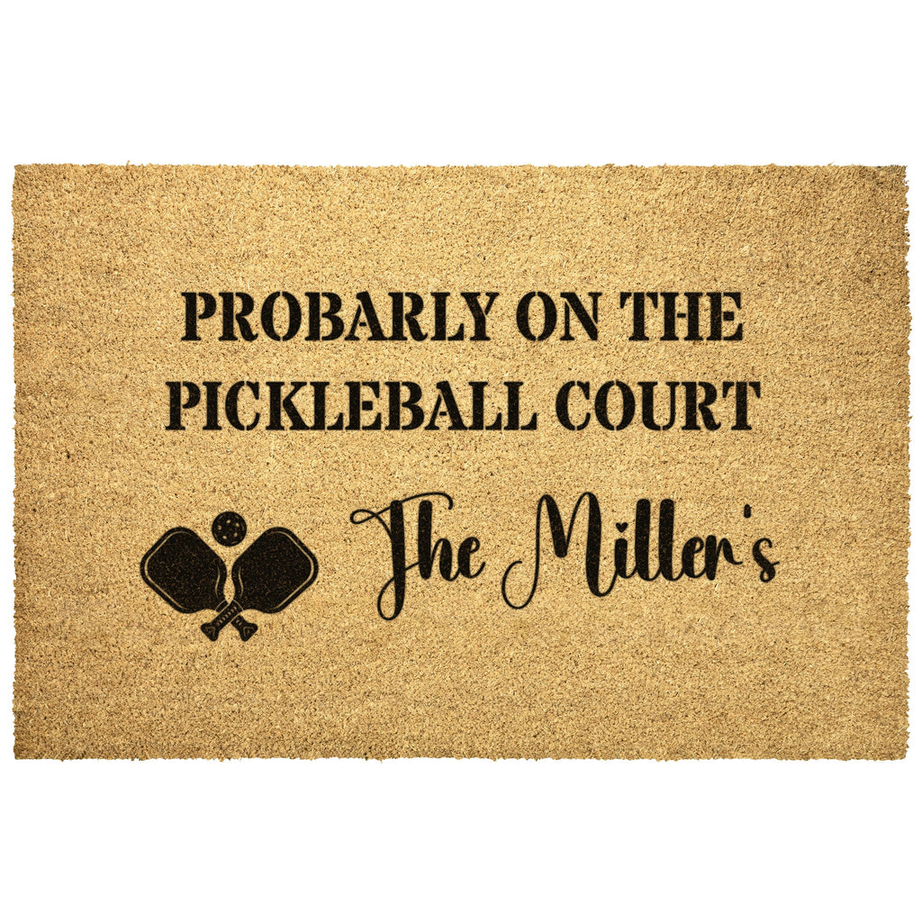 Home Goods - Pickleball Name Outdoor Mat