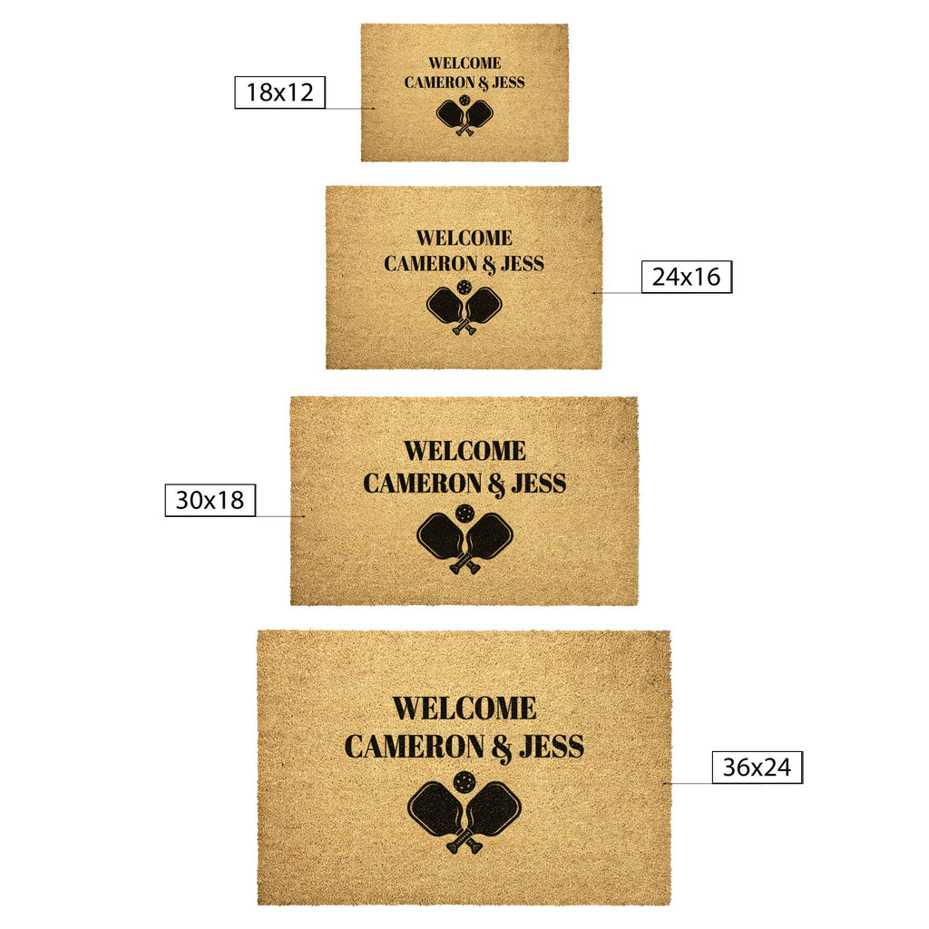 Home Goods - Pickleball Welcome Outdoor Mat
