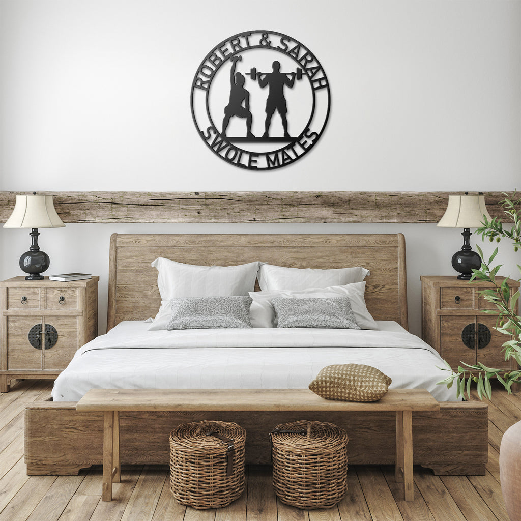 Sole Mate Gym Metal Wall Art