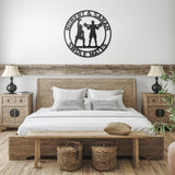 Sole Mate Gym Metal Wall Art