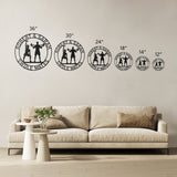 Sole Mate Gym Metal Wall Art