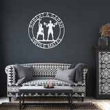 Sole Mate Gym Metal Wall Art