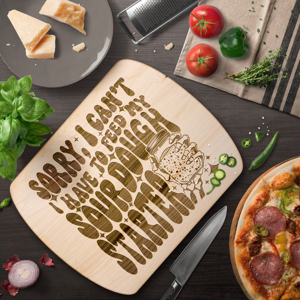 Kitchenware - Sourdough Gift, Funny Cutting Board For Mon