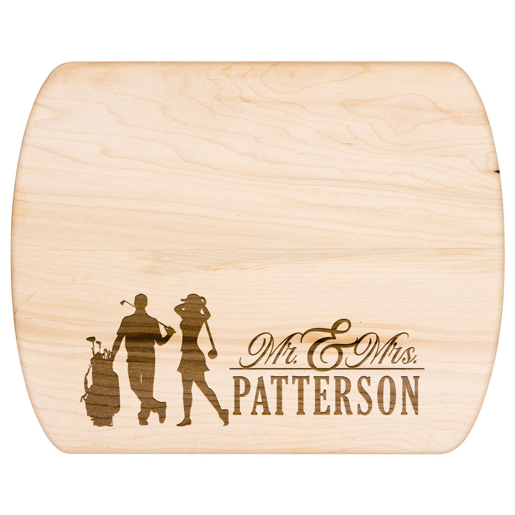 Kitchenware - Wedding Gift For Golf Couple, Wooden Cutting Board Golf Gift, Housewarming Golf Gift