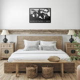 Wolf Custom Cabin Name Sign